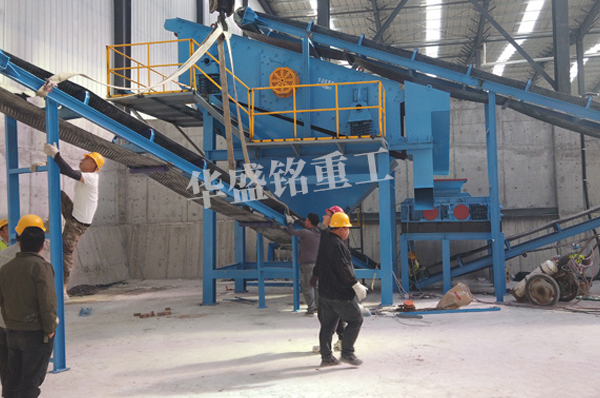 銑刨料破碎篩分設備陜西安裝現(xiàn)場